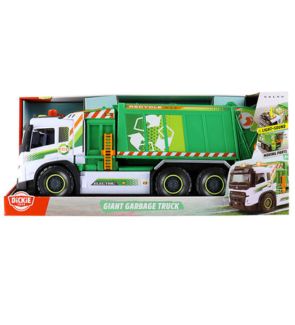 Machine de travail Dickie Toys - Grand Camion poubelle - Lumière Machine de travail Dickie Toys - Grand Camion poubelle - Lumière