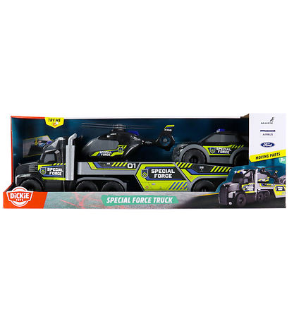 Dickie Toys Work Machine - Special Force Truck - Sound/Light
