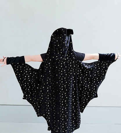Mimi & Lula Cape - Black Bat Halloween