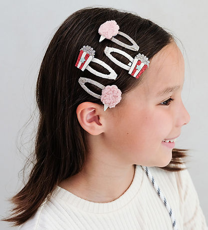 Mimi & Lula Hair Clips - 4-Pack - Popcorn Circus