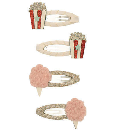 Mimi & Lula Hair Clips - 4-Pack - Popcorn Circus