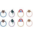Mimi & Lula Elastic Hair Bands - 8-Pack - Mini Rainbow Dancing Q