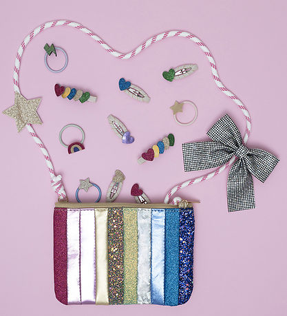 Mimi & Lula Elastic Hair Bands - 8-Pack - Mini Rainbow Dancing Q