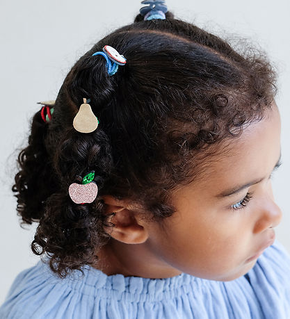 Mimi & Lula Elastic Hair Bands - 8-Pack - Mini Fruity Mushroom V