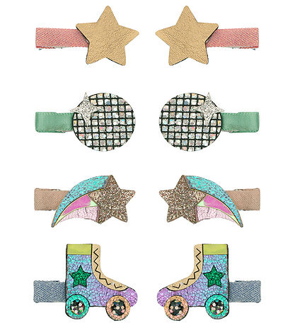 Mimi & Lula Hair clip - 8-Pack - Mini Disco Diva Dancing Queen