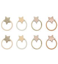 Mimi & Lula Elastic Hair Bands - 8-Pack - Mini Stellina Shimmer 