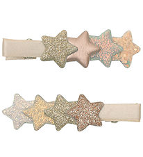 Mimi & Lula Hair clips - 2-Pack. Layered Star Shimmer Enchanted