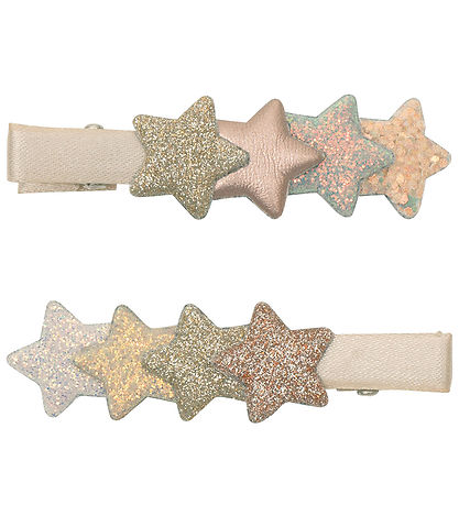 Mimi & Lula Hair clips - 2-Pack. Layered Star Shimmer Enchanted