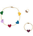Mimi & Lula Jewelery - Necklace/Bracelet/Ring - Heart Gold