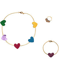 Mimi & Lula Jewelery - Necklace/Bracelet/Ring - Heart Gold
