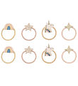 Mimi & Lula Elastic Hair Bands - 8-Pack - Mini Unicorn Celeste