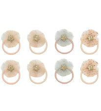 Mimi & Lula Elastic Hair Bands - 8-Pack - Mini Tulle Enchanted