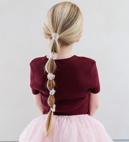 Mimi & Lula Elastic Hair Bands - 8-Pack - Mini Tulle Enchanted