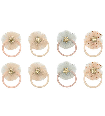 Mimi & Lula Elastic Hair Bands - 8-Pack - Mini Tulle Enchanted