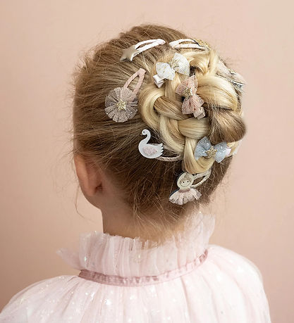 Mimi & Lula Hair Clips - 5-Pack - Mini Tulle Enchanted