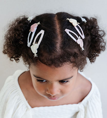 Mimi & Lula Hair Clips - 4-Pack - Cupid Heart
