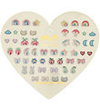 Mimi & Lula Earrings - Stick-on - 50 pcs - Mixed