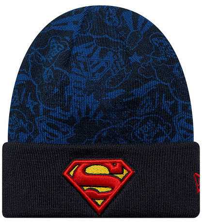 New Era Pipo - Neulottu - Superman - Sininen