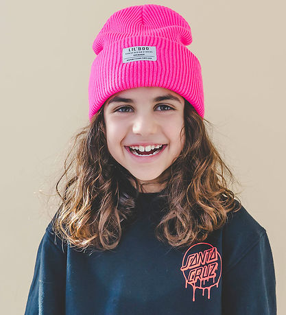 Lil'Boo Copenhagen Beanie - Knitted - Neon Pink