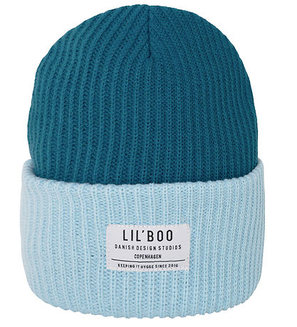 Lil'Boo Copenhagen Beanie - Knitted - Cosy Beanie - Blue