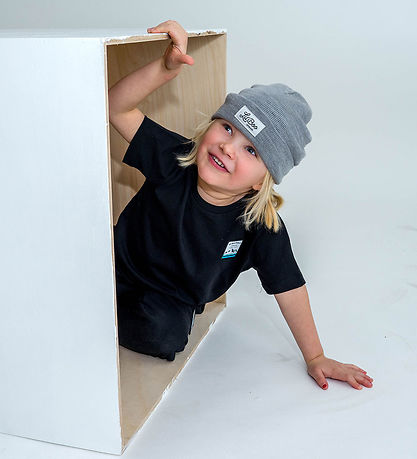 Lil'Boo Copenhagen Beanie - Knitted - Wool - Light Grey