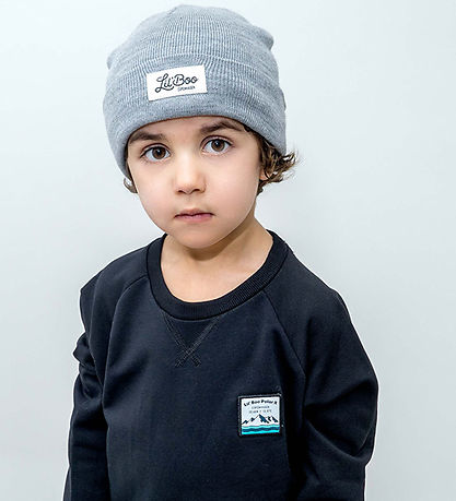 Lil'Boo Copenhagen Beanie - Knitted - Wool - Light Grey