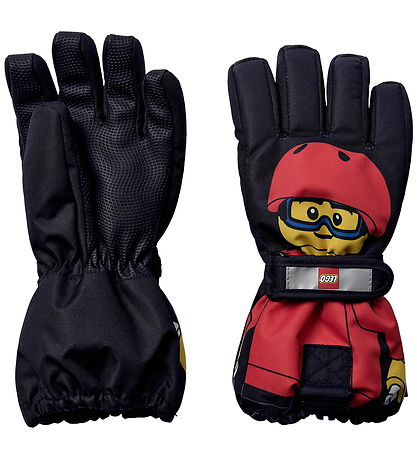 LEGO® Wear Mittens - LWAgan - Black/Red