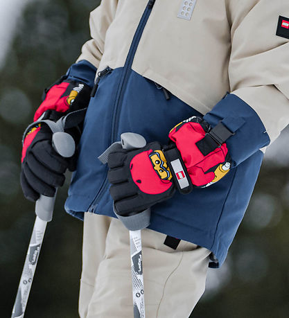 LEGO® Wear Mittens - LWAgan - Black/Red