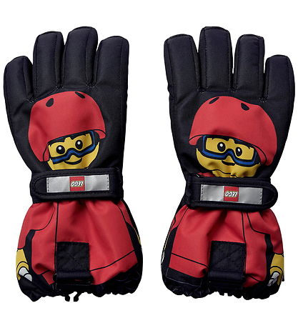 LEGO® Wear Mittens - LWAgan - Black/Red