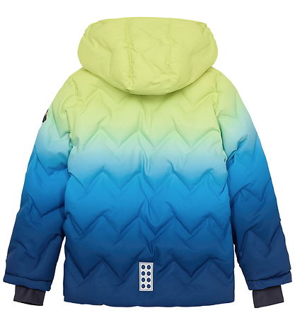 LEGO® Wear Úlpa - LWJested - Grænblátt/Gult