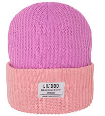 Bonnet Lil'Boo Copenhagen - Tricoté - Confortable Bonnet - Rose/