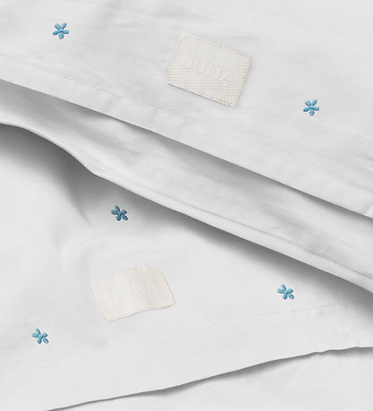 Juna Beddengoed - Daisy - Junior - Wit/Licht Blauw