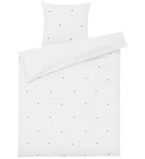Juna Bedding - Daisy - Baby - White/Light Blue