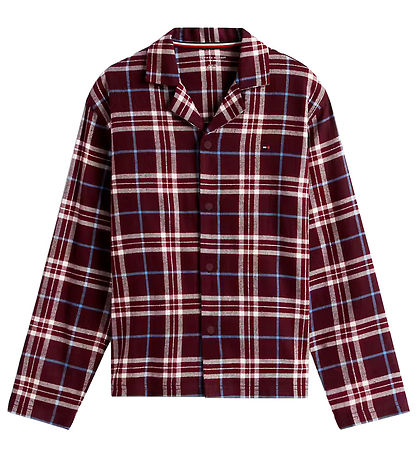 Tommy Hilfiger Pyjama Set - Straight - Tartan Reiker Burgundy re
