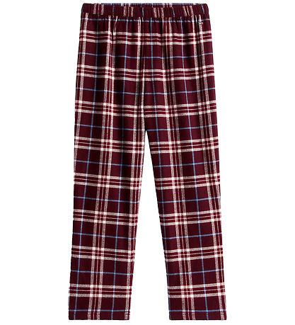 Tommy Hilfiger Pyjama Set - Straight - Tartan Reiker Burgundy re