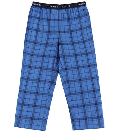 Tommy Hilfiger Pyjama Set - Flannel - Preppy Navy/Tonal Check Na