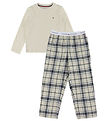 Tommy Hilfiger Pyjama Set - Flannel - Newsprint/Tartan Newsprint