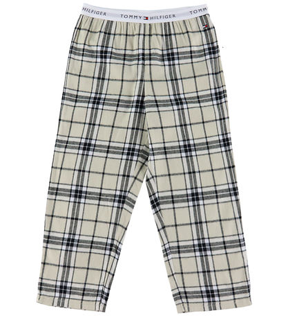 Tommy Hilfiger Pyjama Set - Flannel - Newsprint/Tartan Newsprint