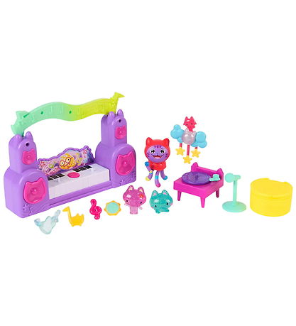 Gabby's Dollhouse Spielzeug - Pawsome Party Zimmer-Geschichtense