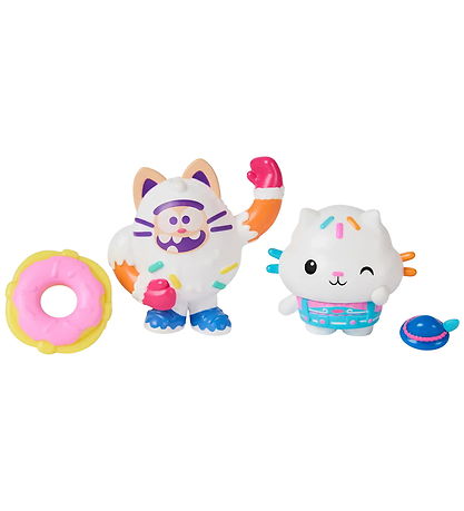 Gabby's Dollhouse Toy Figurine - Cakey CAT & Cookie Bobby