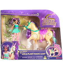 Unicorn Academy Toy Figures - Ava & Plant Magic Leaf