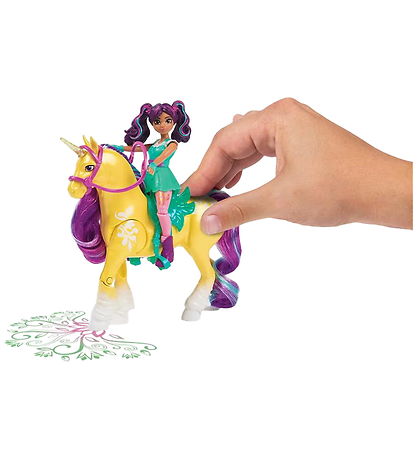 Figurines Unicorn Academy - Ava & Magie des plantes Leaf Figurines Unicorn Academy - Ava & Magie des plantes Leaf