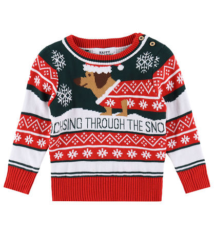 Jule-Sweaters Genser - Strikk - Pølsen Dog Julegenser Jule-Sweaters Genser - Strikk - Pølsen Dog Julegenser