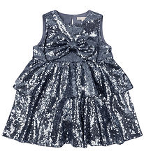 Konges Sløjd Dress - Rosie - Bel Air Blue w. Sequins