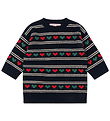 Konges Sløjd Dress - Wool/Polyamide - Belou - Heart Konges Sløjd Dress - Wool/Polyamide - Belou - Heart