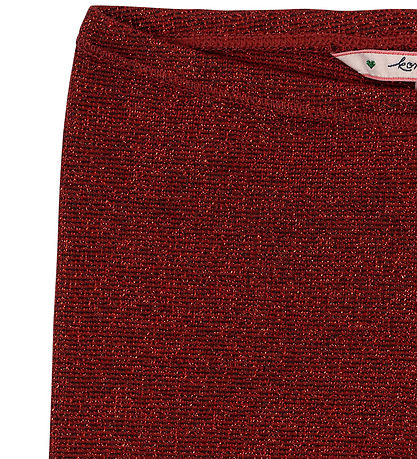 Konges Sløjd Byxor - Roli - Röd Dahlia m. Glitter