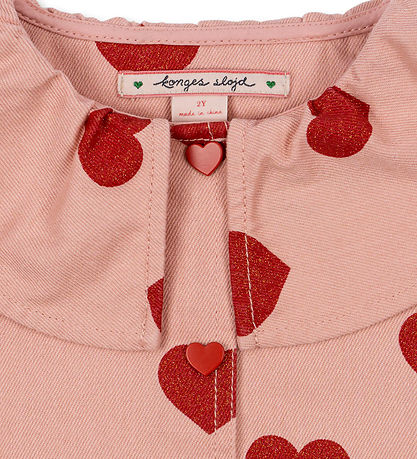 Konges Sløjd Denim Jacket - Magot - Amour Glitter Konges Sløjd Denim Jacket - Magot - Amour Glitter