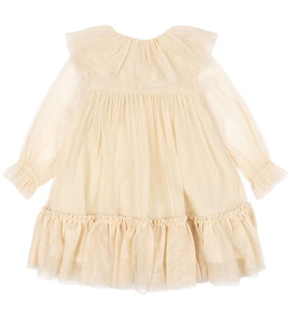 Robe en tulle Konges Sløjd - Bow - Parchemin Robe en tulle Konges Sløjd - Bow - Parchemin
