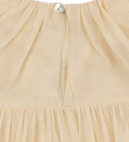 Robe en tulle Konges Sløjd - Bow - Parchemin Robe en tulle Konges Sløjd - Bow - Parchemin