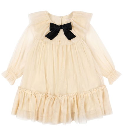 Robe en tulle Konges Sløjd - Bow - Parchemin Robe en tulle Konges Sløjd - Bow - Parchemin